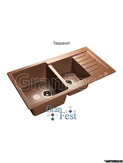 Мойка из искусственного камня GranFest PRACTIK GF-P980KL