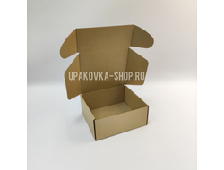 Коробка с откидной крышкой 165*175*70 мм БУРЫЙ