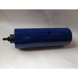 Коронка биметаллическая диаметр 110 мм глубина 300 мм  + держатель с креплением шестигранник 13 мм для дрели