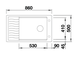 Мойка Blanco ELON XL 8 S с кл-авт. InFino, 524864