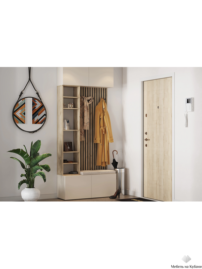 Бохо НМ-2 прихожая Дуб Крафт Серый/Кашемир