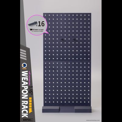 Стойка под оружие 1/6 и 1/12 (серая) - КОЛЛЕКЦИОННАЯ ДИОРАМА 1/6 Weapon Racks SET (WRP001) - ASMUS TOYS
