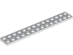 Plate 2 x 14, White (91988 / 6359065)