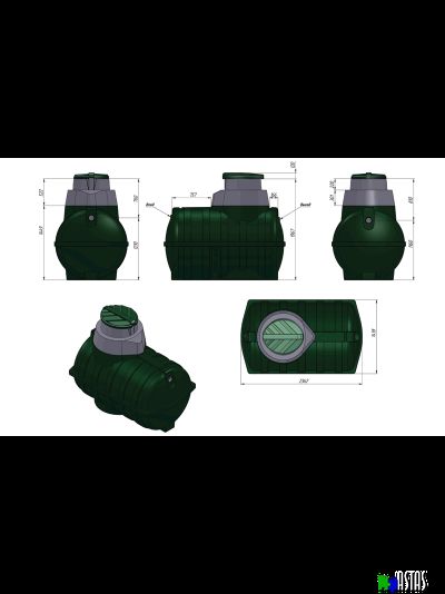 Септик «Rostok» Коттеджный на 5-6 человек