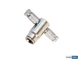 Фитинг Slip-Lock для двух форсунок концевой Ø3/8" (9,52 мм)