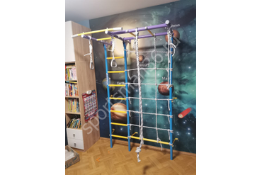 Шведская стенка Romana S7, цвет сиренево-голубой