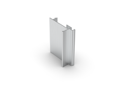 Sfinx12.44-59 анод. серебро алюм. профиль расширения под внутр. дверную панель