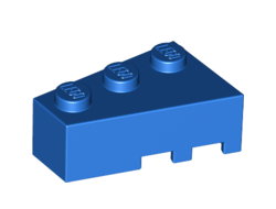 Wedge 3 x 2  Left, Blue (6565 / 4205822 / 4540057 / 6214163 / 656523)