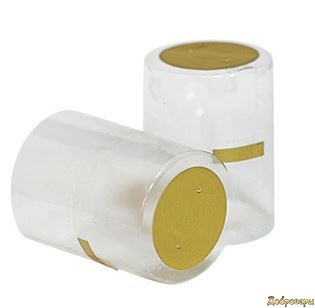 Термоусадочный колпачок МИНИ прозрачный 25*45 мм (на бутылку классик 0,25 л)