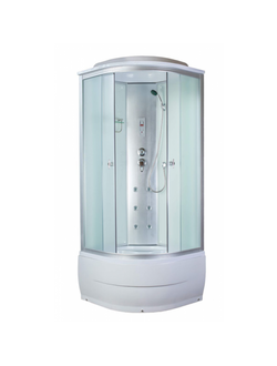 Душевая кабина Aquacubic 3103B fabric white 100*100*220