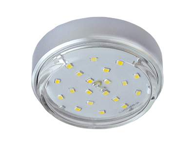 Светильник накладной Ecola GX53 DGX5318 легкий серебро 18X88 FS53FFECD