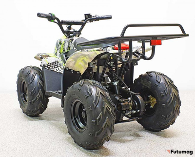 Квадроцикл GreenCamel Gobi K51 (30Ah 36V 800W R7 Цепь) быстросъем, ножной тормоз, pеленый экстрим