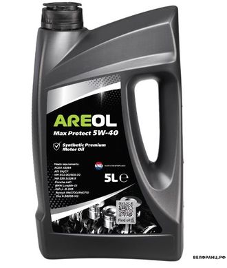 AREOL Max Protect 5W-40 (5L) синт. A3/B4 RN0700/RN0710