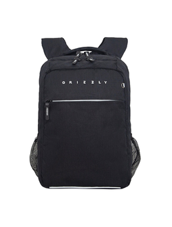 Рюкзак школьный GRIZZLY RB-556-1 Черный белый