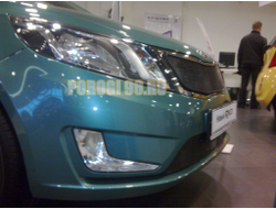 Защита радиатора KIA RIO 2011-2014 black низ