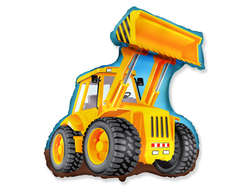 Фольгированный шар "Экскаватор"