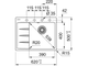 Мойка Franke Centro CNG 611/211-62 TL чаша справа