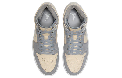 Nike air jordan 1 mid particle grey sales