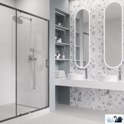 Керамогранит Laparet Evolution Blanco Кarving MR 59,5 х 119,1 см белый матовый