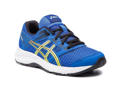 Кроссовки ASICS GEL-CONTEND 5 GS синий/желтый 1014А049-401   (Размеры: 5; 7)