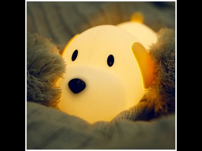 Ночник силиконовый собачка