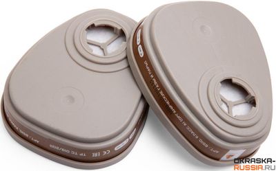 Фильтр для полумаски JETA SAFETY 6510, в упаковке 2 шт.