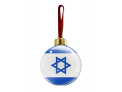 Новогодний ёлочный шар Израиль