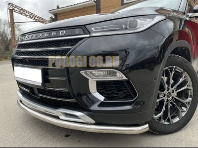Защита переднего бампера d53 для CheryExeed TXL 2020-