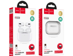 Гарнитура НОСО ES-38 bluetooth сенсорные белые с чехлом