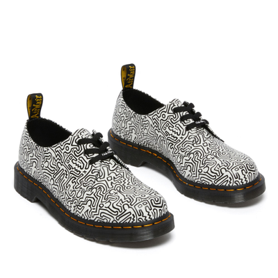 Полуботинки Dr Martens 1461 Bex Keith White Black