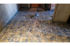 Укладка плитки на пол по диагонали
