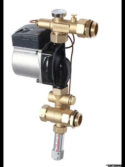Узел смешения Danfoss FHM-C6 с 3-х скоростным насосом UPS 15-60