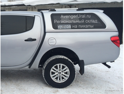 Кунг N-design серебристый A66 на удлиненный Mitsubishi L200 2014-2015 в Перми и Екб AvengerUral.ru