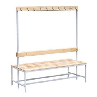 Скамья для раздевалок двухсторонняя 1500x730x1680 мм
