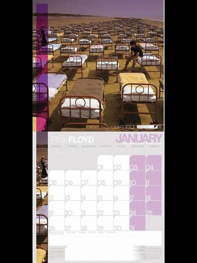 Pink Floyd Official Календарь 2026 Квадратный формат