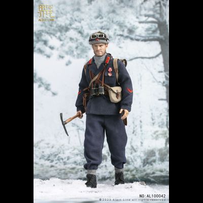 Советский горный стрелок  - Коллекционная ФИГУРКА 1/6 scale  WWII Soviet Mountain Infantry Officer (AL100042) - ALERT LINE