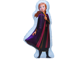 Шар (28''/71 см) Фигура, Холодное сердце, Эльза, 1 шт.