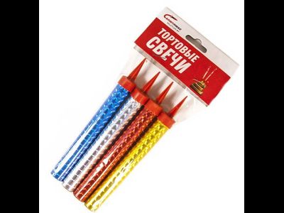 Тортовые свечи ТС-1240 СалютЛЮКС | Neva-Salut.com