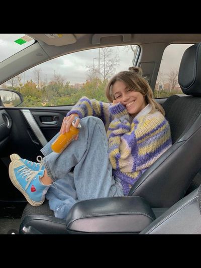 Converse Comme des Garcons Blue голубые высокие с сердечком