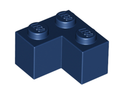 Brick 2 x 2 Corner, Dark Blue (2357 / 4264578 / 6228123)