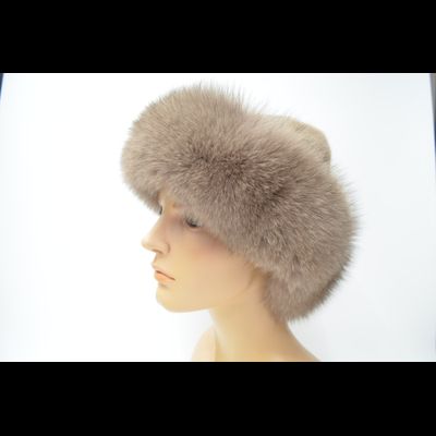 Шапка Vizio 1722 CCP бежевая мех