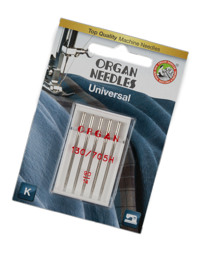 Иглы для бытовых швейных машин "ORGAN" универсальные 5шт. в пенале №90