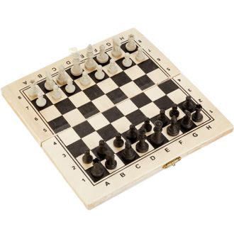 6934627646539  Игра настольная шахматы (дерево) F20512   21*10,5см в пак.