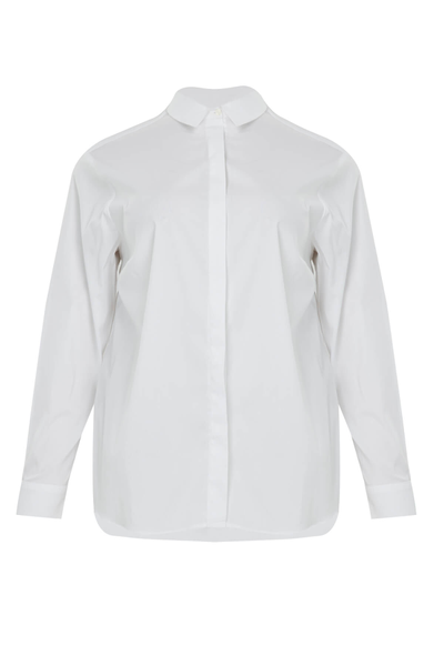 Белая женская рубашка