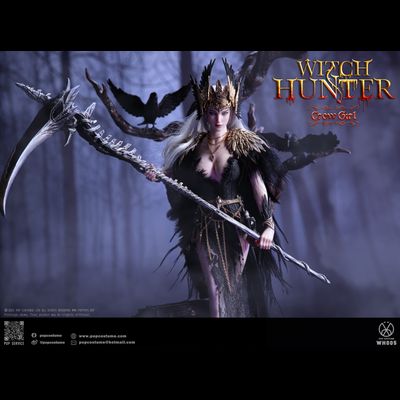 ПОСЛЕ ОБЗОРА - Воронья ведьма (делюкс версия) - Коллекционная фигурка 1/6 Witch Hunter Series The Crow Girl Deluxe Version (WH-005) - POP COSTUME