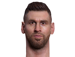 Скульпт с шеей (Лионель Месси) - 1/6 Messi head sculpture (MM003) - MM TOYS