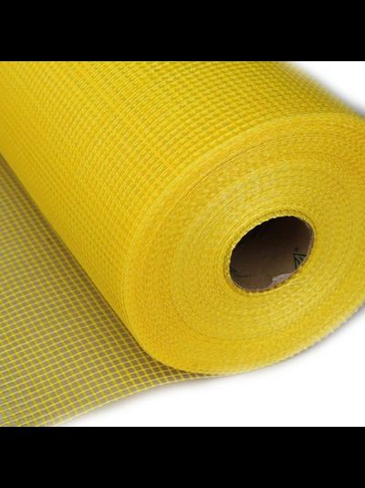 Сетка стеклотканевая фасадная Oxiss 1х50м, плотность 145гр/м2 (размер ячейки 5х5мм)