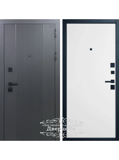 ВФД (VFD) ВЛАДИМИРСКАЯ ФАБРИКА ДВЕРЕЙ/ BALANCE Twin. NUITA/ ЭКОШПОН Sharkskin - Emalex Ice/ ТОЛЩИНА 112 мм/ ТРИ КОНТУРА/ МИНЕРАЛЬНАЯ ПЛИТА