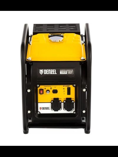 Инверторный генератор Denzel GT-3500iF, 3,5 кВт, 230 В, бак 5 л, открытый корпус 94705