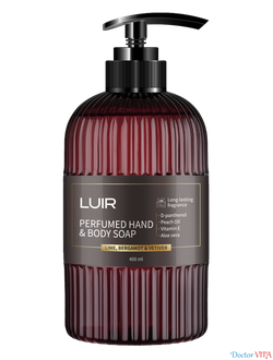 Luir Парфюмированное мыло для рук и тела  Lime, Bergamot & Vetiver, 0,40 л